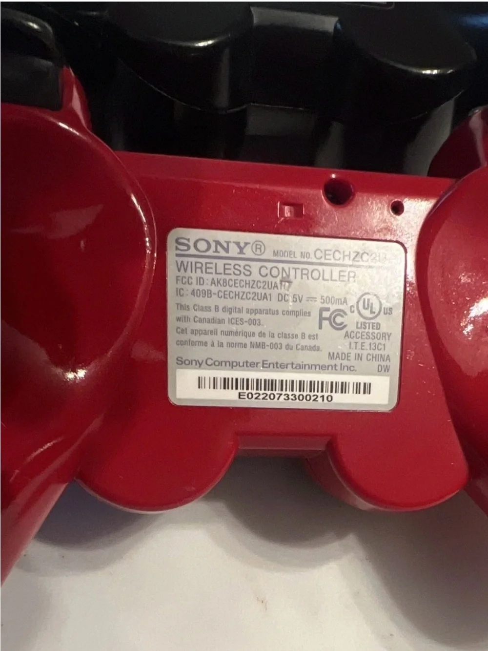 Sony Wired/Wireless Dual Analog Controllers - Red & Black